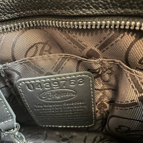 Brighton Martina Black and Tan Crossbody Bag - Picture 6 of 6